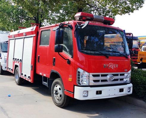 國五福田2噸水罐消防車