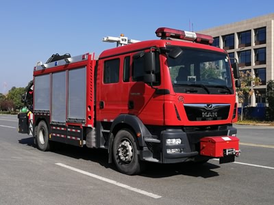 國五德國曼MAN搶險(xiǎn)救援消防車